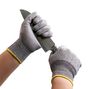 Cut Resistant Gloves Factory - OEM/ODM HPPE PU Dipped Palm Safety for Construction