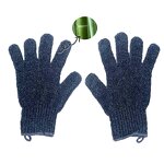 Shower Gloves Manufacturer - OEM/ODM Custom Charcoal Bamboo Natural Fiber Exfoliating