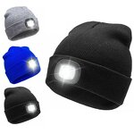 LED Beanie Hat Factory - OEM/ODM Winter Warm USB Rechargeable Torch for Fishing Work