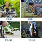 Waterproof Socks Manufacturer - OEM/ODM Custom Black Crew Breathable for Hiking Cycling