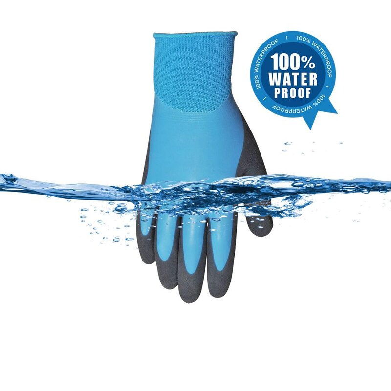 Winter Work Glove Manufacturer - OEM/ODM 100% Waterpoof Thermal Fleece Lined Latex Coated