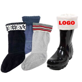 Wellington Socks Factory - OEM/ODM Polar Fleece Welly Socks Long Rain Boot Liner