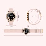 Smart Watch Factory - OEM Lady Fashion 1.32inch Round Health Monitoring