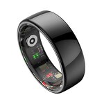 Smart Ring Factory - OEM R08 with Touch Control Heart Rate HRV Charging Case