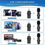 Wireless Microphone Manufacturer - OEM/ODM K15 3-in-1 Phone Lavalier for Live Broadcast