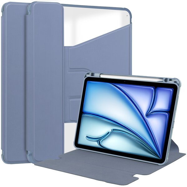 Rotating Tablet Case Manufacturer - OEM/ODM Transparent 360 Acrylic for iPad Air 11