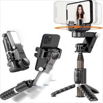 Gimbal Stabilizer Manufacturer - OEM/ODM Face Tracking with App Rotation Wireless Tripod