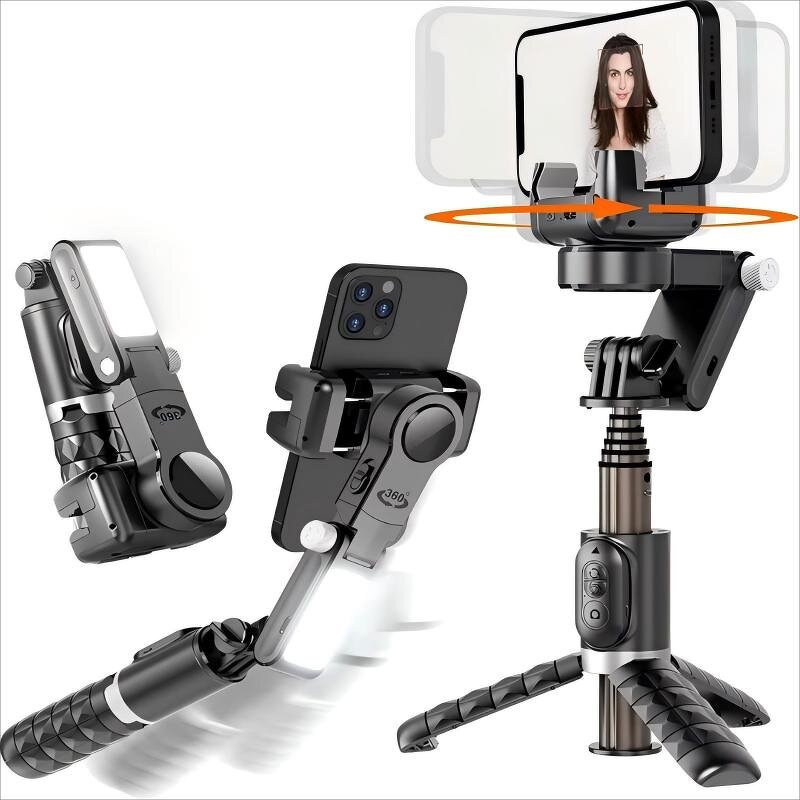 Gimbal Stabilizer Manufacturer - OEM/ODM Face Tracking with App Rotation Wireless Tripod