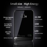 Power Bank Factory - OEM/ODM H1 5000mAh Ultra-thin Aluminum 15W Magnetic Wireless