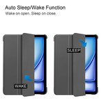 Smart Folio Stand Case Factory - OEM/ODM Tri-fold Caster Hard Shell for iPad Air 13