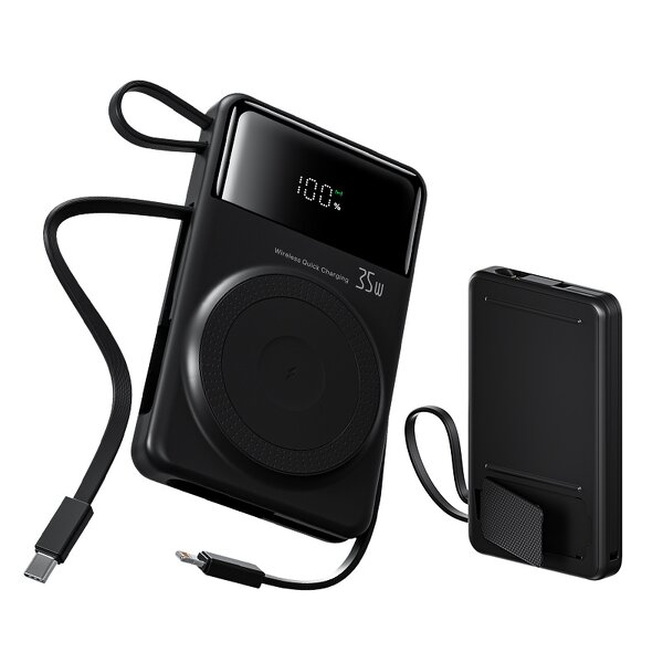 Power Bank Factory - OEM/ODM Q18 PD 35W Fast Charging 15W Magnetic Large Capacity