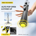 Selfie Stick Factory - OEM/ODM TT18 1.8m Auto Pop-up Quadrapod with 1/4 Interface
