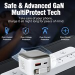 Phone Charger Manufacturer - OEM/ODM New K60 35W GaN with Built-in Cable Retractable