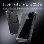 Power Bank Factory - OEM/ODM H1 5000mAh Ultra-thin Aluminum 15W Magnetic Wireless