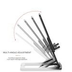 Phone Holder Factory - OEM/ODM Silicone Non-slip Adjustable Desktop Portable Foldable