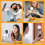 Selfie Fill Light Manufacturer - OEM/ODM F680 360-degree Rotating Foldable Magnetic