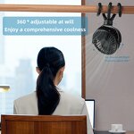 Desk Fan Manufacturer - OEM/ODM F1022 Stroller Rotary Fan Flexible Octopus Tripod