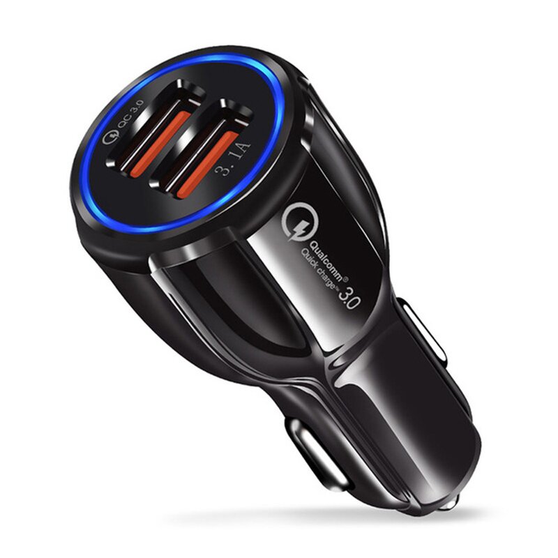 Car Charger Manufacturer - OEM/ODM OEM 3.1A Portable Qualcomm Fast Dual Usb