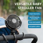 Desk Fan Manufacturer - OEM/ODM F1022 Stroller Rotary Fan Flexible Octopus Tripod
