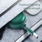 Data Cable Manufacturer - OEM/ODM 3 in 1 Telescopic Micro Usb Fast Charger Cable