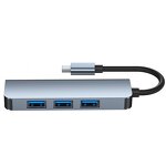 USB C Hub Factory - OEM/ODM 4 Ports Usb C Docking Station for Laptop Mac-book
