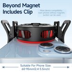 Mobile Phone Cooler Manufacturer - OEM/ODM 2025 New S01 Semiconductor Magnetic RGB Fan