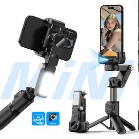Gimbal Stabilizer Manufacturer - OEM/ODM Q19 AI Stabilizer Detachable Remote with Fill Light