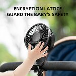 Desk Fan Manufacturer - OEM/ODM F1022 Stroller Rotary Fan Flexible Octopus Tripod