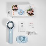 Handheld Cooling Fan Manufacturer - OEM/ODM with Base Refrigeration Semiconductor Portable