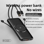Power Bank Factory - OEM/ODM New Design 20000mAh with Usb Cable Wireless Charging