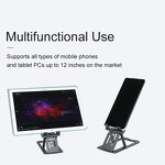 Phone Holder Manufacturer - OEM/ODM Lazy Portable Table Desktop Fold Aluminum Adjustable