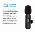 Wireless Microphone System Factory - OEM/ODM High Quality Professional Lapel Karaoke