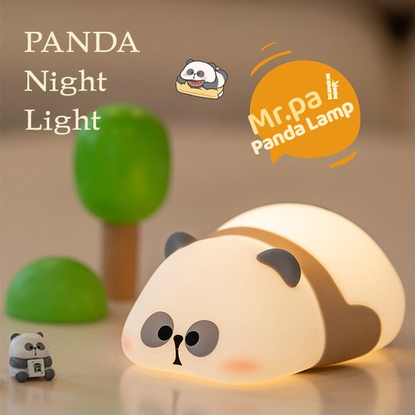 Night Light Factory - OEM/ODM MYCP2307 Cute Panda Sleep Light Rechargeable Atmosphere