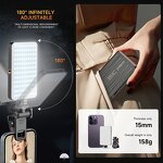 Pocket Fill Light Manufacturer - OEM/ODM D10 Ultra-thin Portable RGB 3 Color Temperature