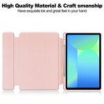 Rotating Acrylic Case Factory - OEM/ODM Transparent 360 Degree for Samsung Tab S10 FE