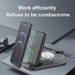 Docking Station Factory - OEM/ODM V8 3 in 1 15W Wireless for Apple Watch iPhone