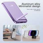 Wireless Power Bank Manufacturer - OEM/ODM H1S Transparent 5000mAh-20000mAh Magnetic