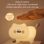 Night Light Manufacturer - OEM/ODM MYCP2402 Romantic Ambiance Cat Voice Controlled Touch