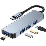 USB C Hub Factory - OEM/ODM 4 Ports Usb C Docking Station for Laptop Mac-book