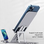 Phone Holder Manufacturer - OEM/ODM Lazy Portable Table Desktop Fold Aluminum Adjustable