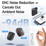 Wireless Microphone Manufacturer - OEM/ODM H01 One Tow Two Noise Cancelling Magnetic Lavalier