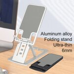 Phone Holder Manufacturer - OEM/ODM Lazy Portable Table Desktop Fold Aluminum Adjustable