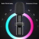 Wireless Microphone Factory - OEM/ODM K11 Dual Tie Clip Type C Lavalier for Android