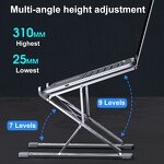 Laptop Stand Manufacturer - OEM/ODM New Arrivals Aluminum for Office Desk Adjustable