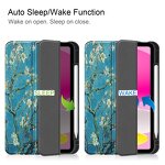 TPU Tablet Case Manufacturer - OEM/ODM Tri-fold Caster Back Cover for iPad 11 2025