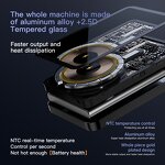 Wireless Power Bank Manufacturer - OEM/ODM H1S Transparent 5000mAh-20000mAh Magnetic