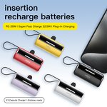 Power Bank Factory - OEM/ODM X3 5000mAh Mini Capsule Two-way Fast Charge LED Display