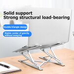 Laptop Stand Factory - OEM/ODM N8 Adjust Notebook Stand Extendable Alloy Portable