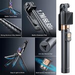 Tripod Manufacturer - OEM/ODM CL07 1.7m Remote Control Screen Mirroring Selfie Stick