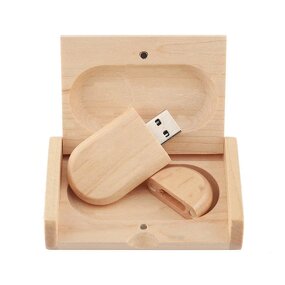 USB Pendrive Factory - OEM/ODM Customized Logo Creative Maple Wood with Box